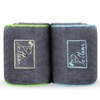 PETTOM 2 pieces dog towel dark grey dark grey