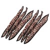 Baluue 6 Pcs Adorable Leopard Print Sponge Hair Rollers Easy