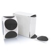 Round Stickers Black 25mm Circle Labels with Dispenser Box Color