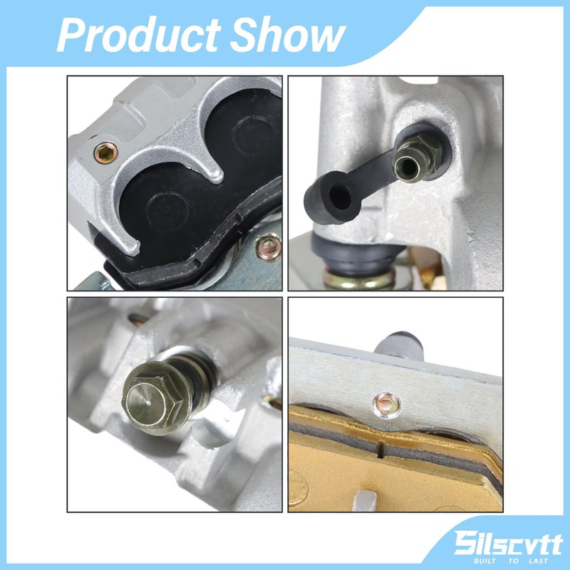 Silscvtt Front Rear Brake Calipers with Pads Replacement for Yamaha