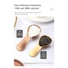 VitalEase Stainless Steel Measuring Scoop of Coffee Beans Set（15/30ML）-Ground Coffee,|Espresso|tea|milk|millet