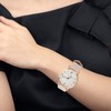LEDMOMO Waterproof Jubia Analog Leather Strap Fashion Wrist Watch, white