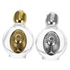 Mobestech Unique Religious 2pcs Decorative Holy Water Bottles Stylish Refillable