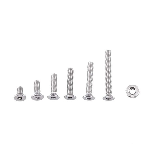 Tornillos de cabeza hexagonal, herramienta de reparación Accesorio 250 piezas