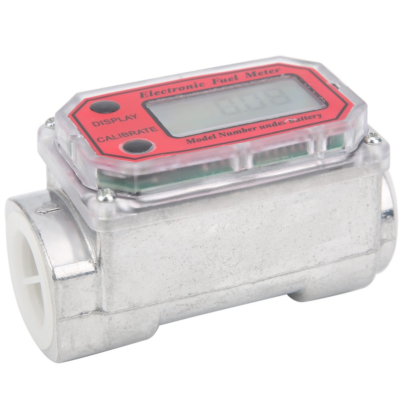 Digital Fuel Flow Gauge Flowmeter for Diesel Kerosene Chemicals Gasoline