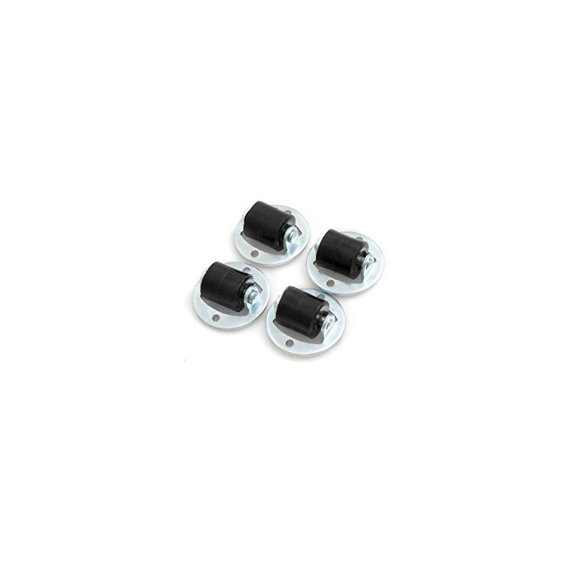 Design61 4 x Box Fixed Castors Furniture Castors Diameter 13