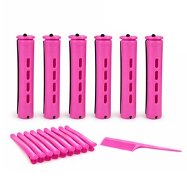 Perm Rods Set - Long Perm Rod - Duck Bill Clips - Rat Tail Comb