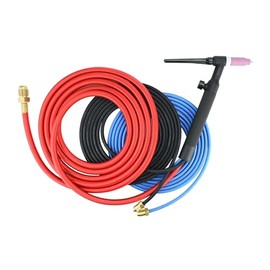 SÜA - 18V Series - 350 Amp - Water Cooled - TIG Torch with Valve - 12.5 feet 3-Piece Cable - Model: WP-18V-12R