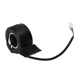 Electric Scooter Finger Throttle Replacement, Universal Adjustable Thumb Accelerator Lever for E-Scooters - Ergonomic Design for 125cc 150cc 250cc with Brake Clutch Cable Connectors