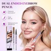Lápiz de Cejas Microblading 2 en 1 Versión Mejorada 2026,