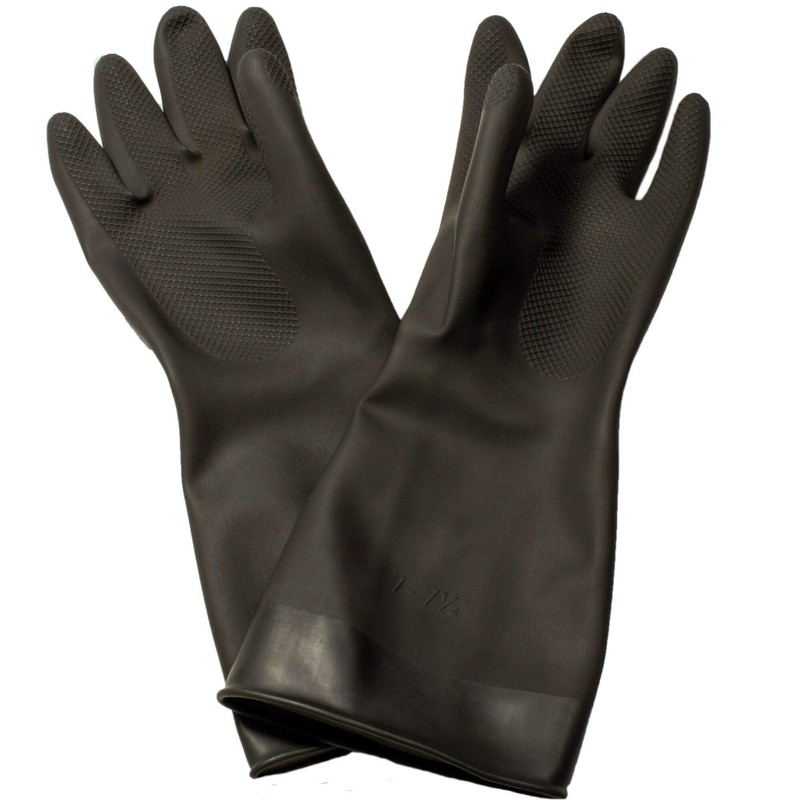 Ramon Pro-Guard Heavy Duty Rubber Gloves Medium - 1x10