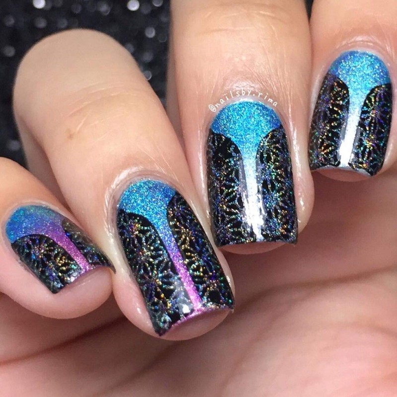 Whats Up Nails - Stiletto Tape Vinyl Stencils for Nail