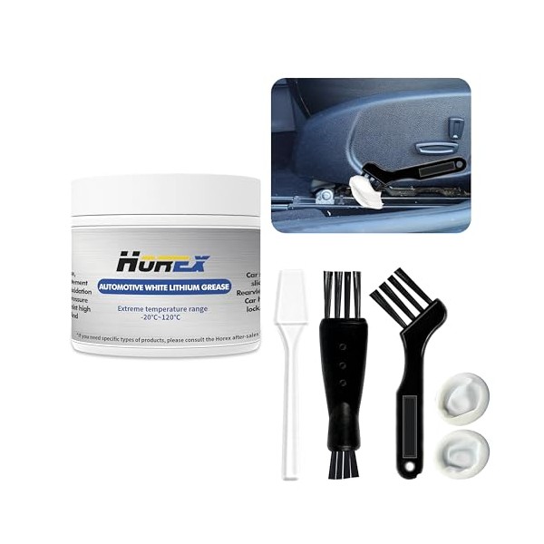 Automotive White Lithium Grease 50ml Multi-Purpose Lubricant Set Car Door