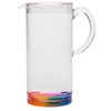 Merritt Rainbow Teardrop 1.6-Quart Acrylic Pitcher