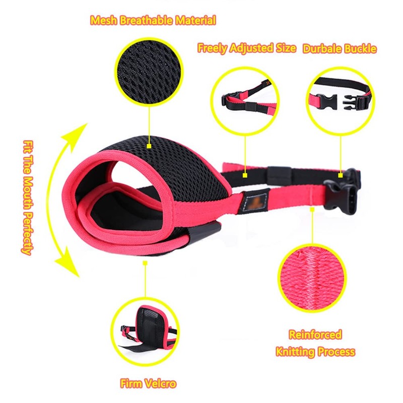 Dog Muzzle, Dog Muzzle to Prevent Biting, Dog Muzzle, Breathable
