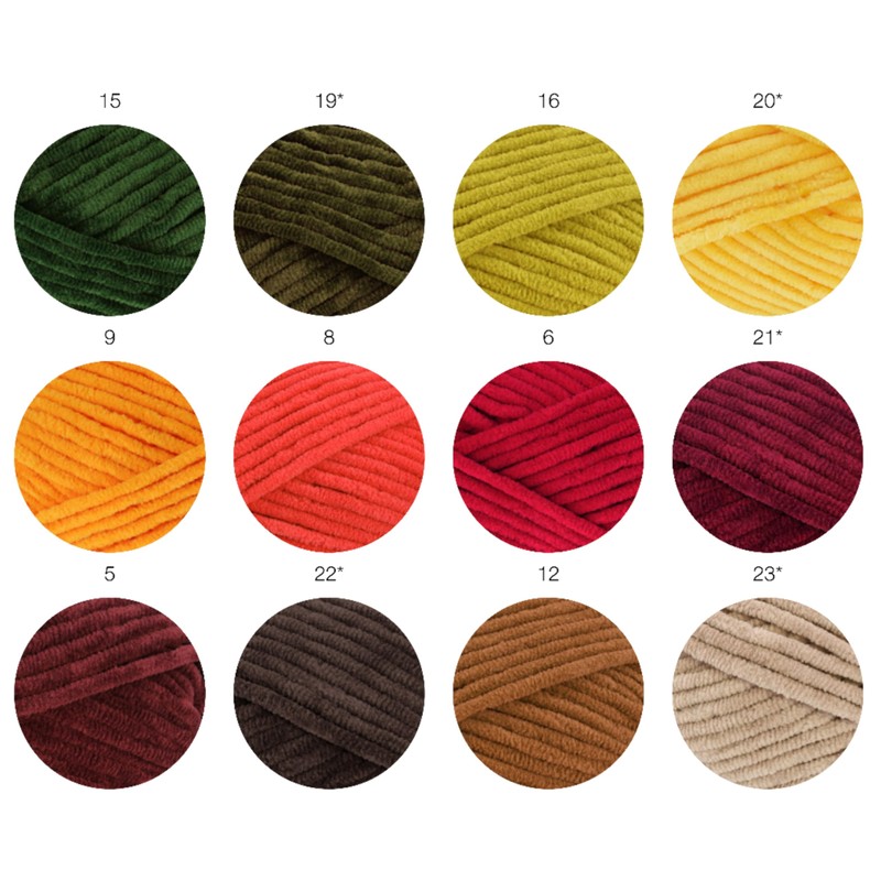 LANA GROSSA The Look Velvety Soft and Sturdy Chenille Yarn