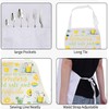 BNQL Lemons Apron for Women with Pockets Lemon Gifts When