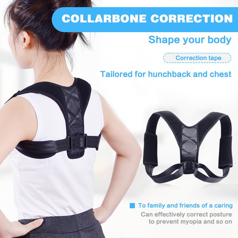 SSKHE Posture Corrector, Back Trainer for Strengthening Muscles, Adjustable Back