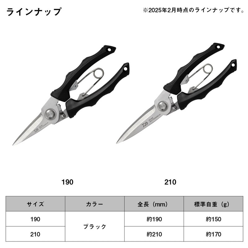 Daiwa HD 190 Scissor Scissor Scissor Black