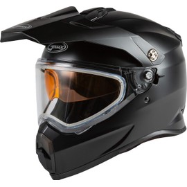 GMAX AT-21S Solid Full-Face Helmet, DOT Approved for Adults and Youth (Matte Black, 2X)