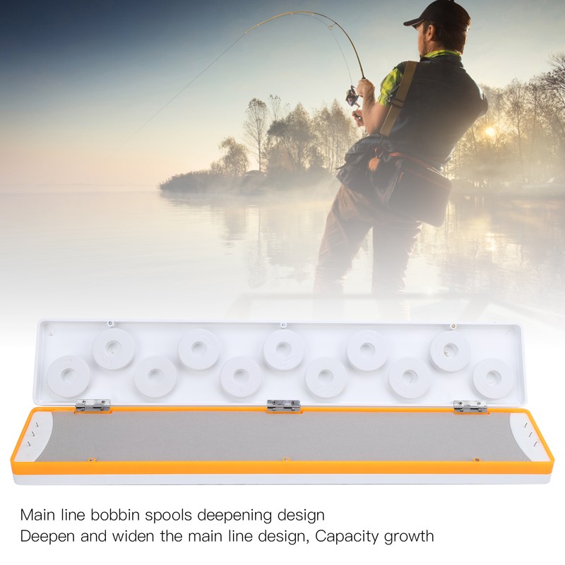 3‑Layer Multifunction Plastic Float Fishing Line Spool Storage Box Fishing