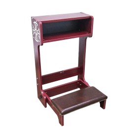 FixtureDisplays 32X20X20" Prayer Bench, Padded kneeler Easy Fold-away Prayer Table Chair