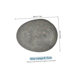 Kisangel 10Pcs Smooth Rocks for Creative DIY Painting Polished Art Drawing Stones for Craft Projects for Boys and Fun Indoor Activities