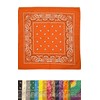 TERTIS TARTIS Bandana, Large, Paisley Pattern, 21.3 x 21.3 inches