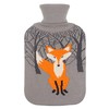 HomeTop Premium Classic Rubber Hot Water Bottle with Cute Knit