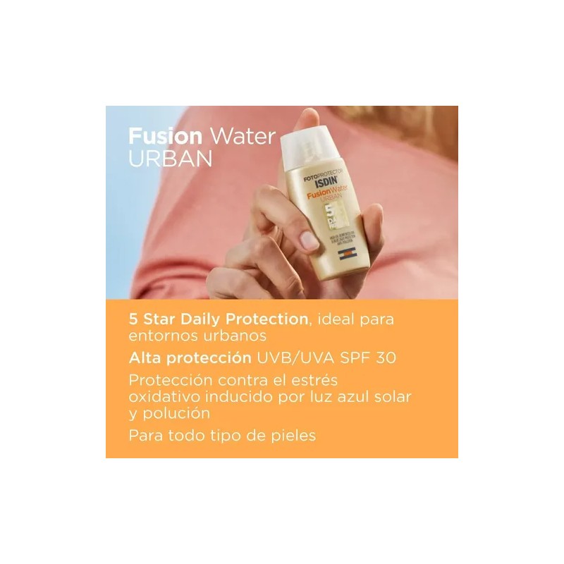 Isdin Fotoprotector Fusion Water Urban Fps30 50ml