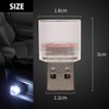 Car Supplies, Convenient Goods, Interior Mini USB Light, Illumination, Slowly
