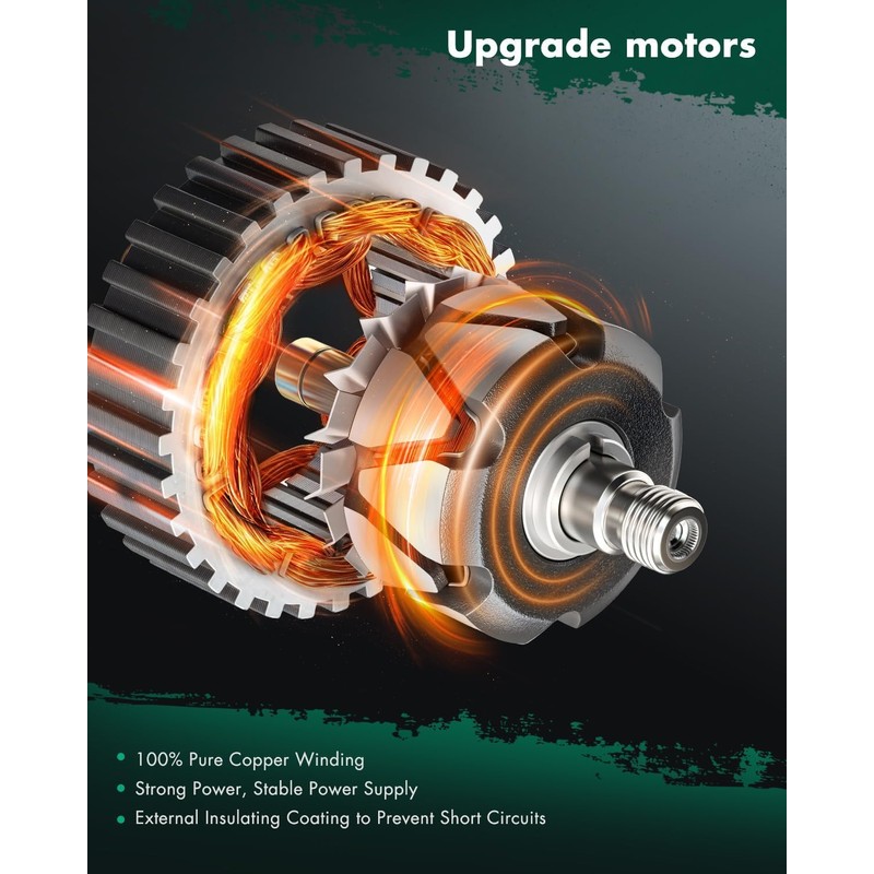 SCITOO Alternator Fit for Toyota for Previa/Estima 2.4L 2000-2006- 12V