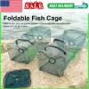 SNS 1-4pcs Fishing Bait Trap Fish Net Cast Cage Crab