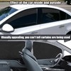 XCBYT Car Window Shades - 4 Pcs Car Privacy Curtains
