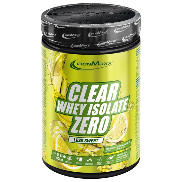 IronMaxx Clear Whey Isolate Zero - Less Sweet - Lemon