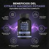 Citrato Magnesio Potasio Natural 380mg Navulab Cansancio
