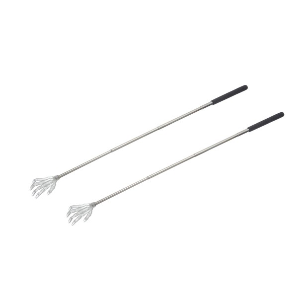 SE Glow-in-the-Dark Telescopic Claw Back Scratchers (2-Pack) - EBS2743GD-12-2
