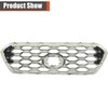 labwork Matte Black Honeycomb Style Front Bumper Hood Grille Replacement