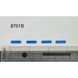 Non-operating Lightbars 4 Pack 1/87 HO Scale Blue LED Style Whelen Lightbar Police Highway Patrol Car