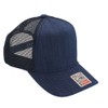 DJINNS - Linen 2014 (navy) - High Fitted Trucker Cap