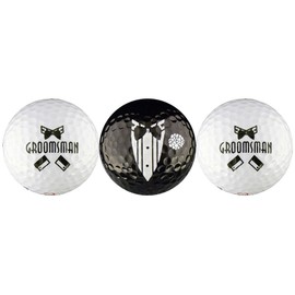 EnjoyLife Inc Groomsman Wedding Variety Golf Ball Gift Set