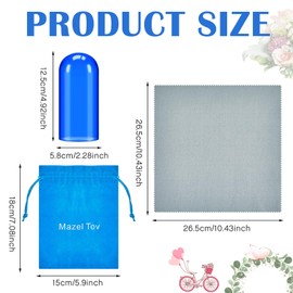 Tticai Jewish Wedding Breaking Glass Chuppah Glass Break Bag Dark Blue Engagement Gift for Wedding Engagement Anniversary