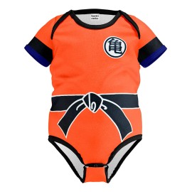 Pañalero Bebé Goku Traje Disfraz Dragon Ball Kakaroto
