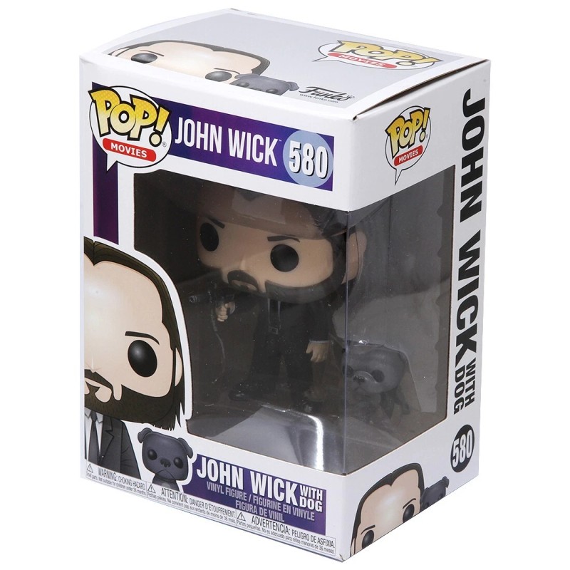 Funko Pop John Wick With Dog Buddy Keanu Reeves Vinyl