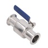 Sanitary Ball Valve Stainless Steel Quick Install Water Clamp Valve