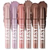 6PCS Eyeshadow Stick Set, Cream Eyeshadow Pencil Crayon, Waterproof Long