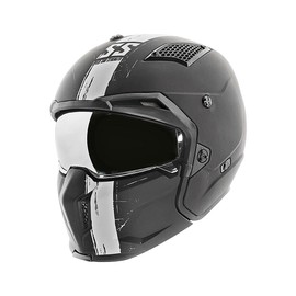 Speed and Strength SS2400 Tough As Nails Helmet, Black/White, Medium