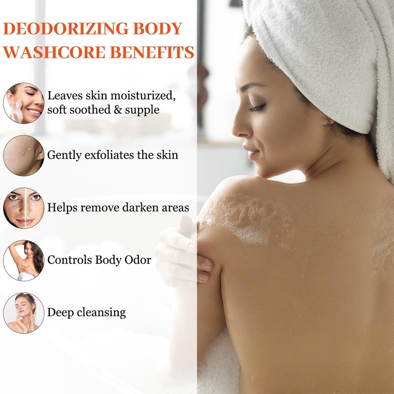 Persimmon Body Wash for Body Odor Control with Persimmon &