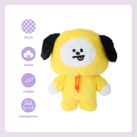 Miniso Peluche Bt21 Chimmy Felpa Amarillo 15x11x23 Cm