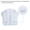 PATIKIL Inflatable Bath Pillow with Suction Cup Terry Cloth Cover